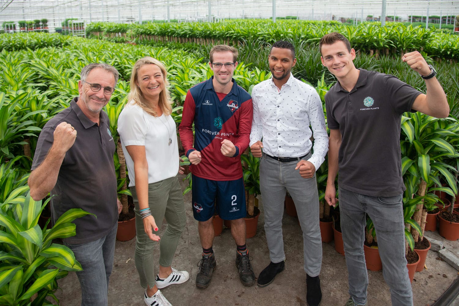 Een team binnen en buiten het bedrijf
